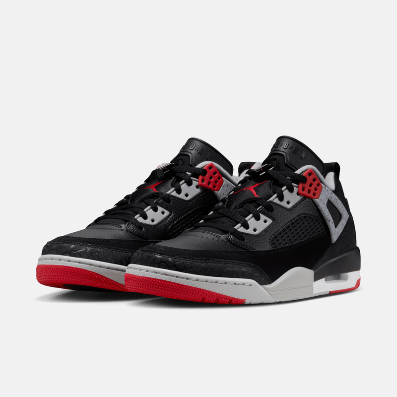 Air Jordan Spizike Low Bred - Preto / Cinza / Branco / Vermelho