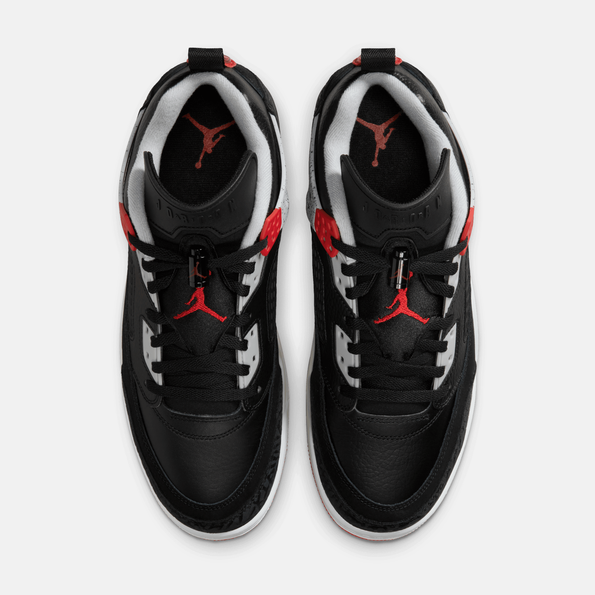 Air Jordan Spizike Low Bred - Preto / Cinza / Branco / Vermelho