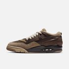 Air Jordan 4 RM - Marrom-acinzentado / Marrom / Bege-osso claro / Verde-oliva médio