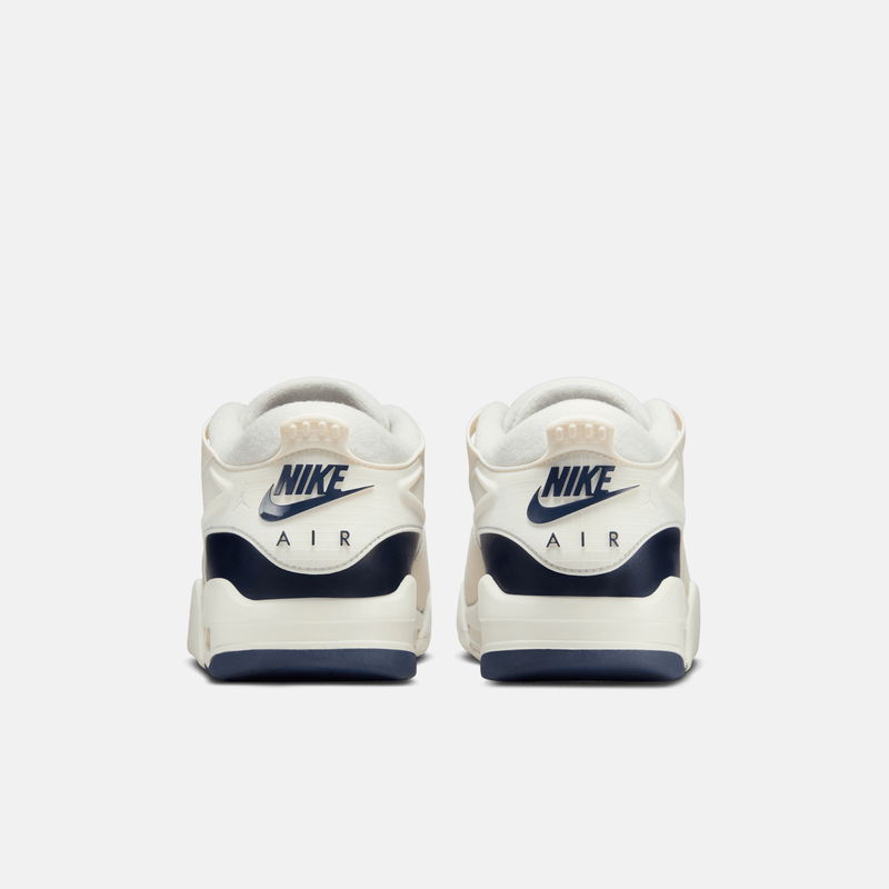 Air Jordan 4 RM - Branco-creme / Branco-acinzentado / Dourado / Azul-marinho