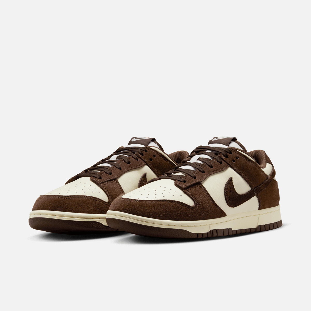 Nike Dunk Low Retro SE Couro e camurça - Marfim-claro / Marrom