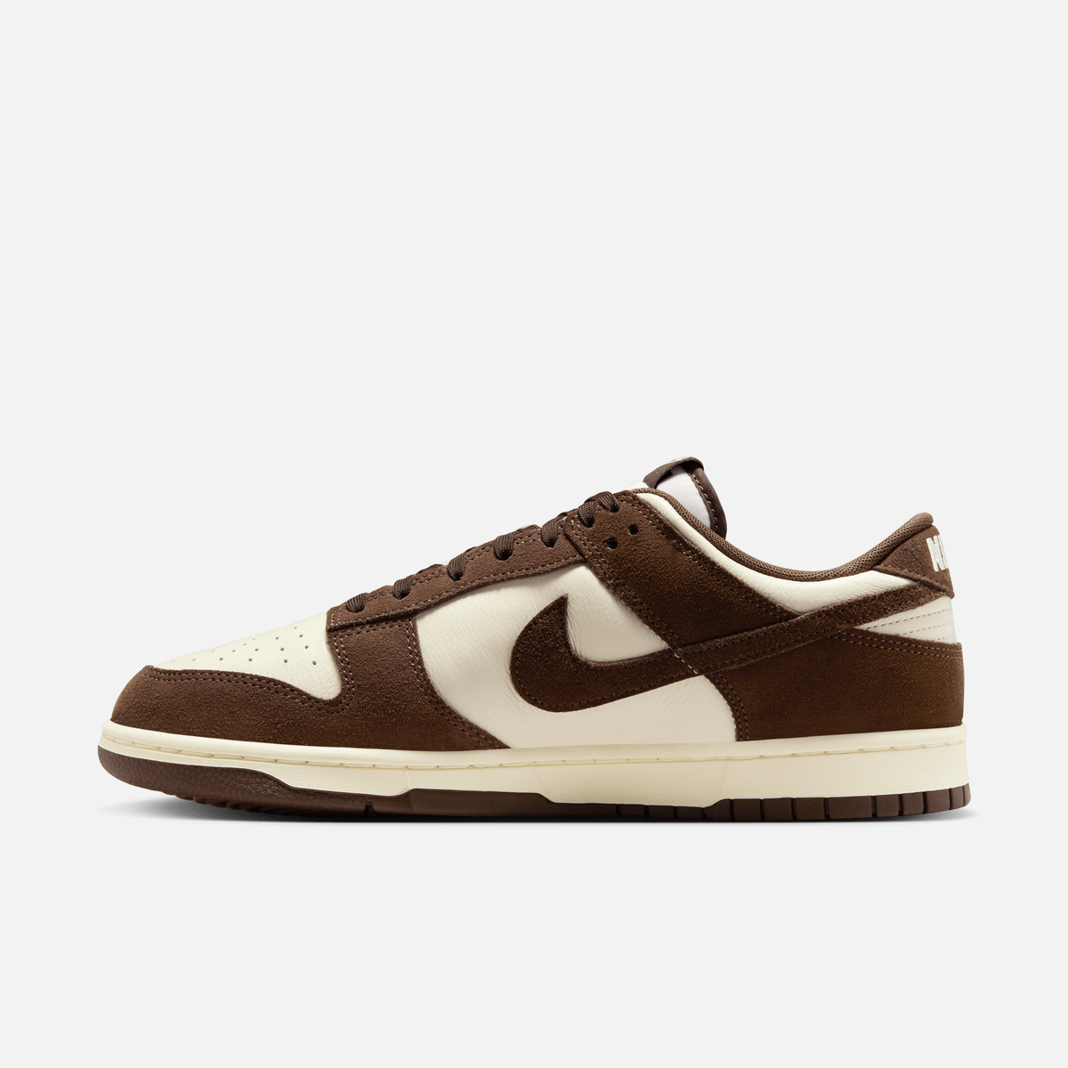 Nike Dunk Low Retro SE Couro e camurça - Marfim-claro / Marrom