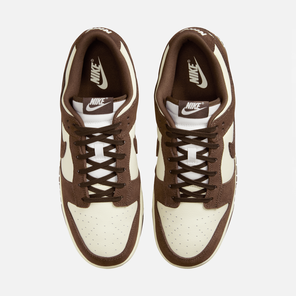Nike Dunk Low Retro SE Couro e camurça - Marfim-claro / Marrom
