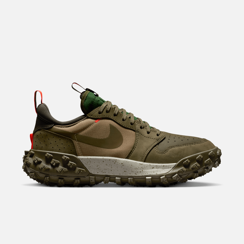 Air Jordan 1 Element Low A/T Gore-Tex - Verde-oliva médio / Cáqui-médio / Bege-safári / Verde-escuro / Verde-acinzentado / Vermelho