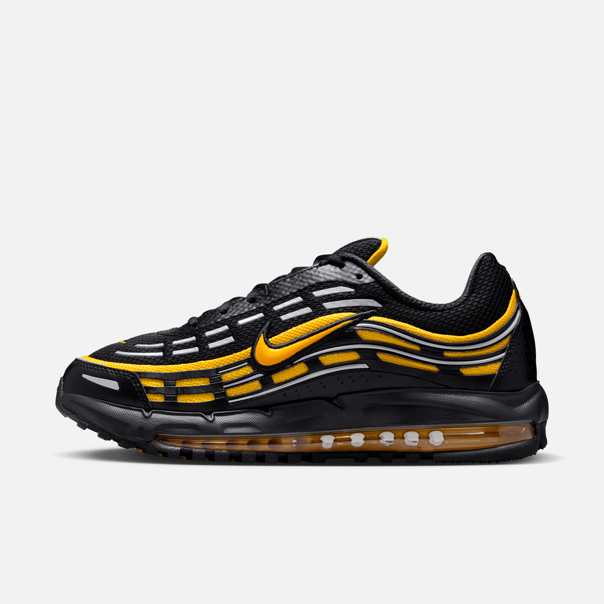 Nike Air Max TL 2.5 - Preto / Amarelo-milho / Prateado metálico