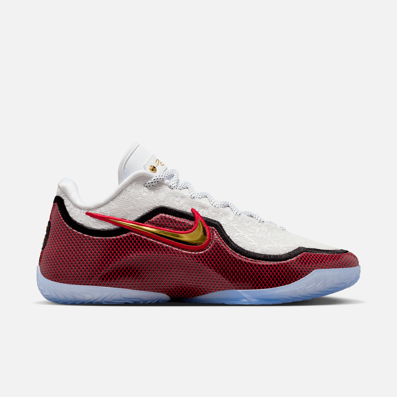 Nike LeBron 23 Grand Opening - Branco / Dourado metálico / Vermelho / Preto