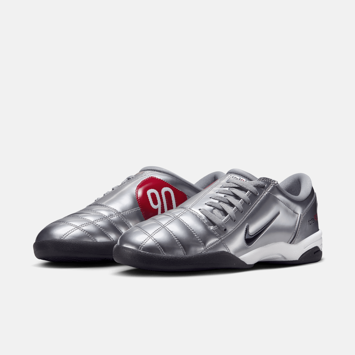 Nike Total 90 - Prateado metálico / Vermelho / Preto
