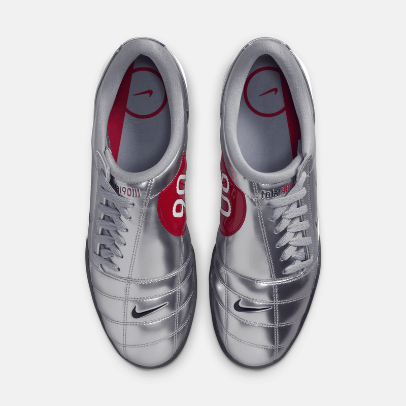 Nike Total 90 - Prateado metálico / Vermelho / Preto
