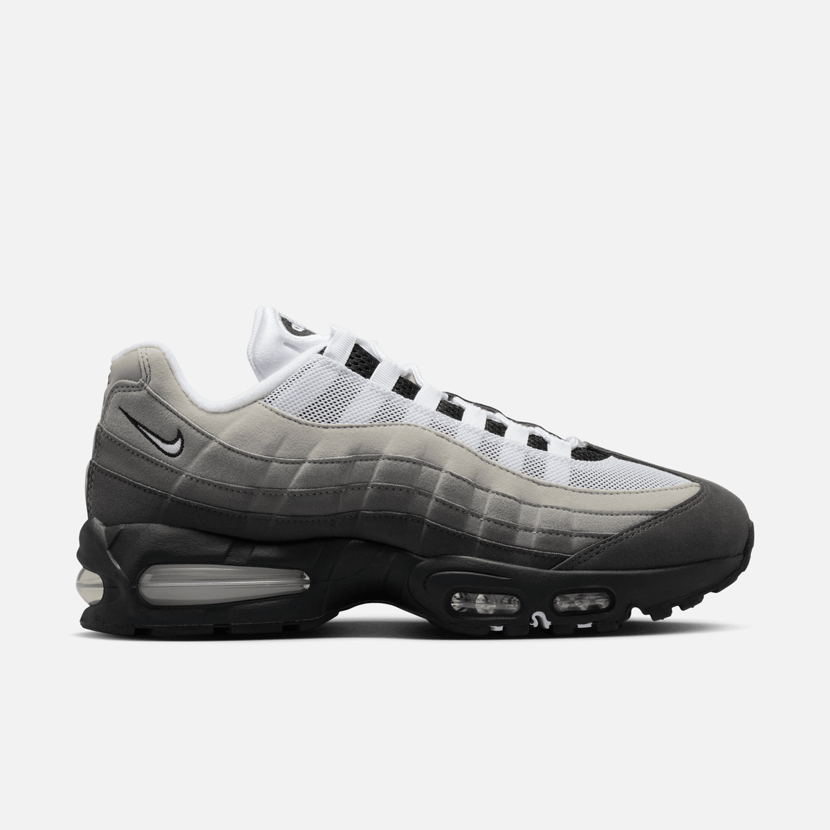 Nike Air Max 95 OG Big Bubble - Preto / Cinza-médio / Cinza-estanho escuro / Branco