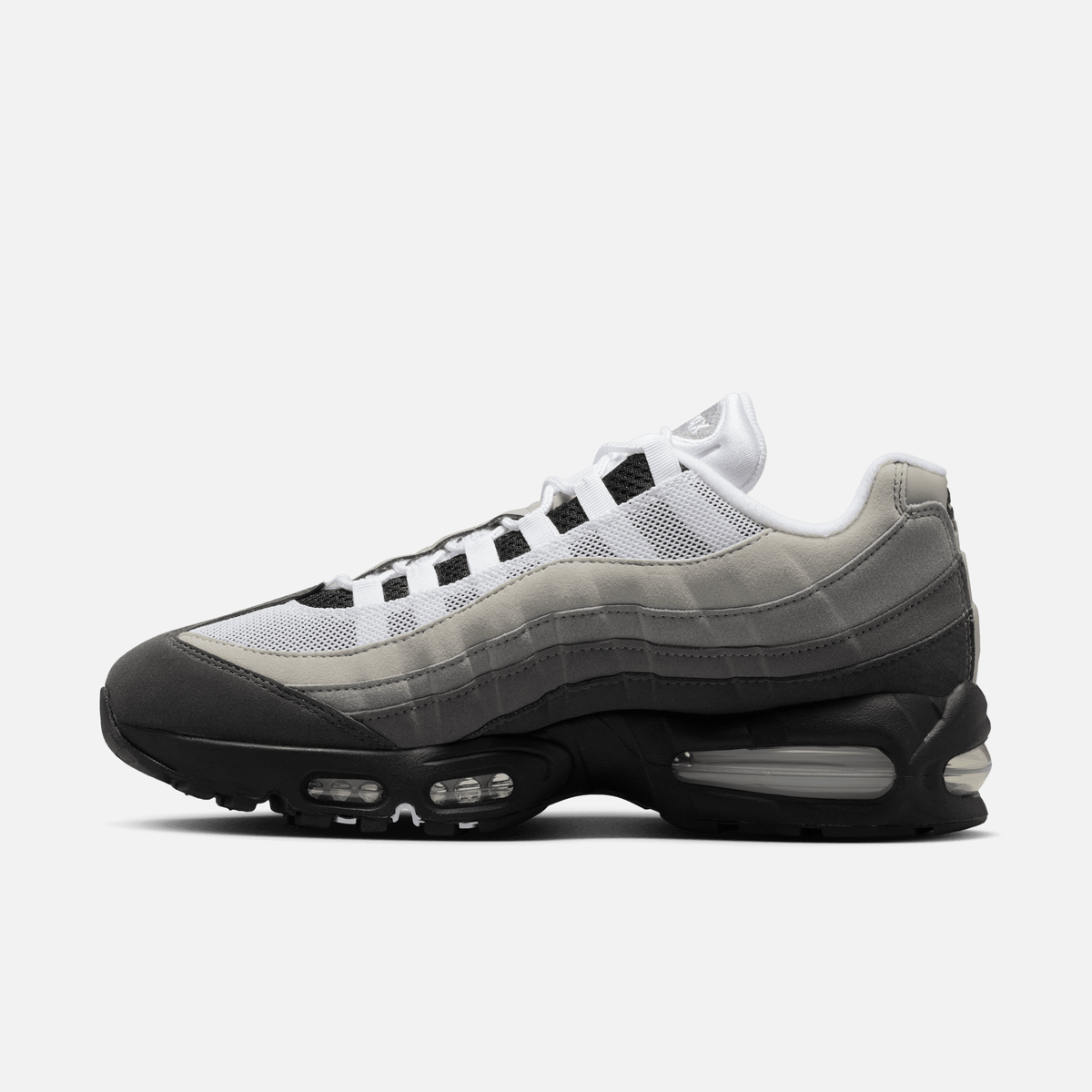 Nike Air Max 95 OG Big Bubble - Preto / Cinza-médio / Cinza-estanho escuro / Branco