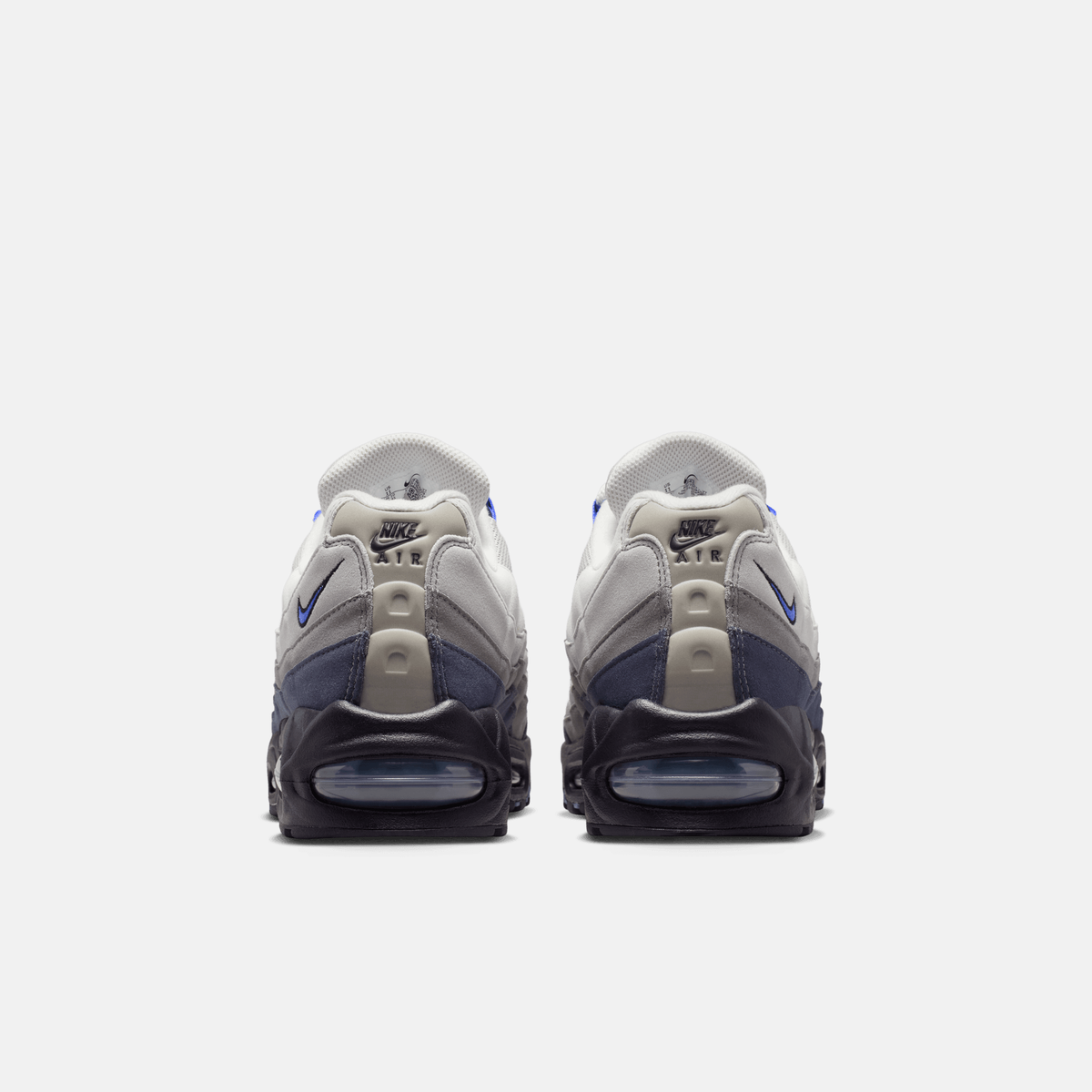 Nike Air Max 95 OG Big Bubble - Cinza-claro / Roxo-escuro / Cinza-grafite / Azul-safira