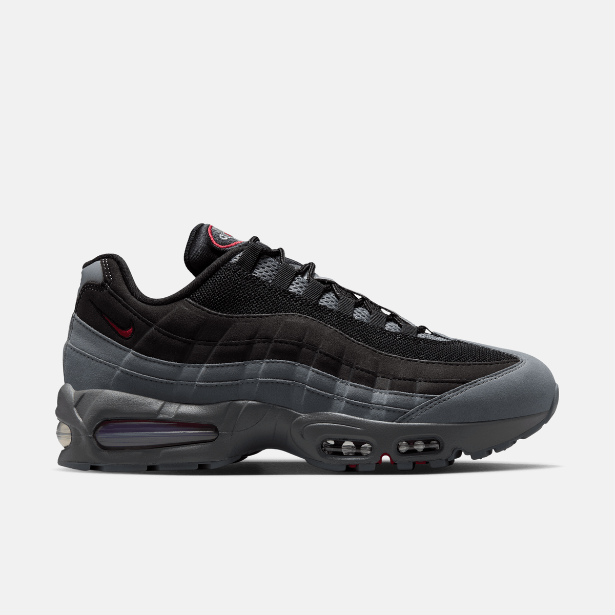 Nike Air Max 95 OG Big Bubble - Preto / Cinza / Cinza escuro / Vermelho