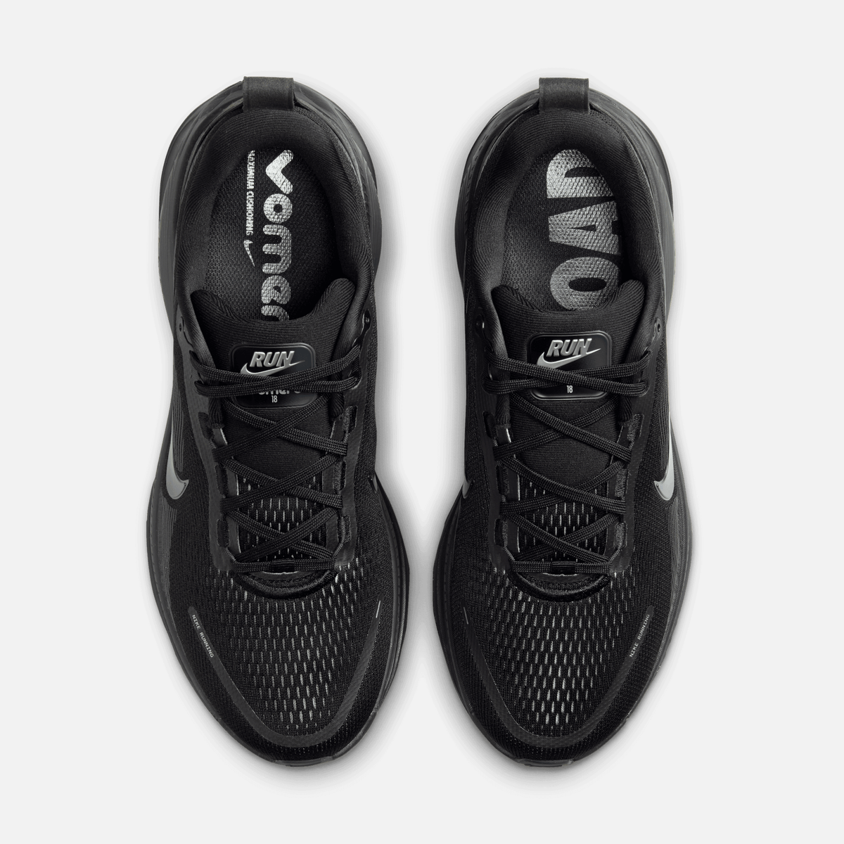 Nike Vomero 18 - Preto / Cinza escuro / Cinza claro