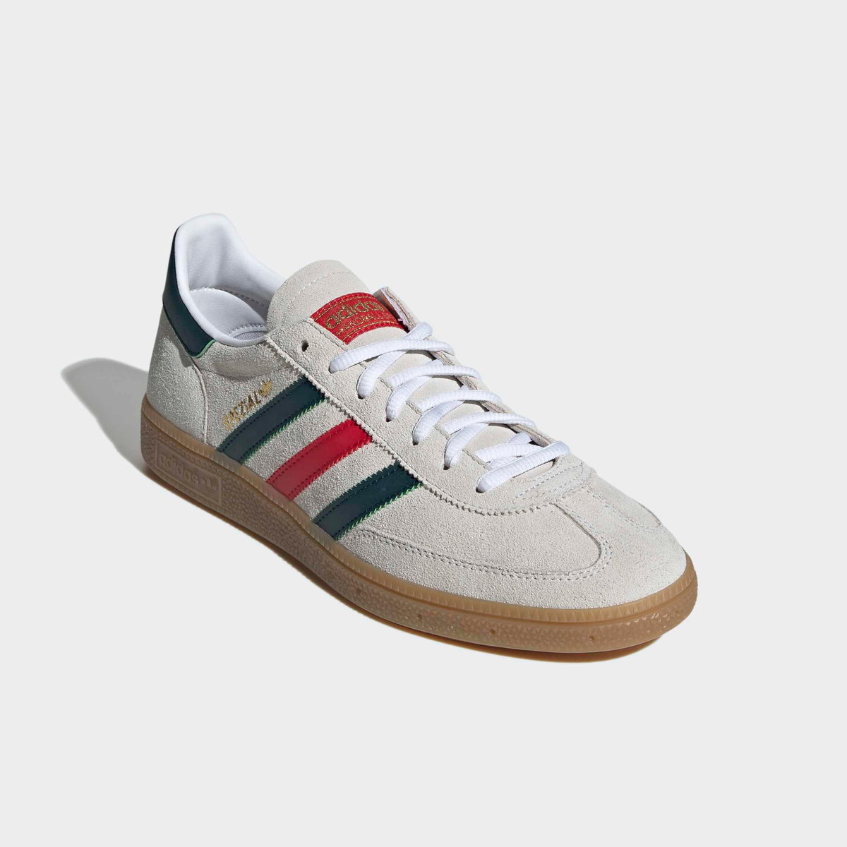 Adidas Handball Spezial Mexico - Branco / Verde-hera / Vermelho-escarlate