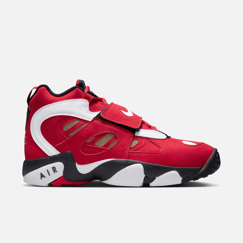 Nike Air Diamond Turf 2 49ers Prime - Vermelho / Preto / Branco / Dourado metálico