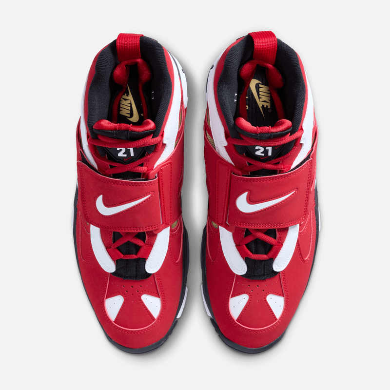 Nike Air Diamond Turf 2 49ers Prime - Vermelho / Preto / Branco / Dourado metálico
