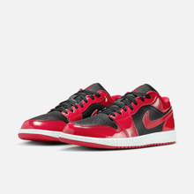 Air Jordan 1 Low SE Patent - Preto / Vermelho / Branco