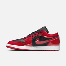 Air Jordan 1 Low SE Patent - Preto / Vermelho / Branco