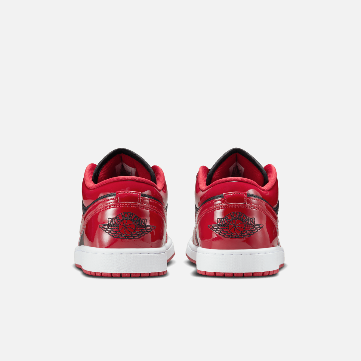 Air Jordan 1 Low SE Patent - Preto / Vermelho / Branco