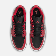 Air Jordan 1 Low SE Patent - Preto / Vermelho / Branco