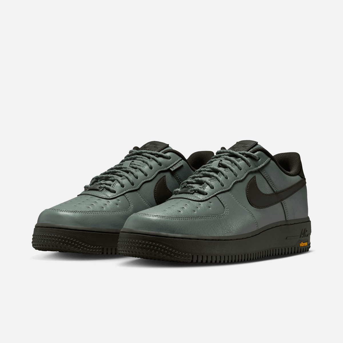 Nike Air Force 1 Low Gore-Tex Vibram Clay - Verde / Verde-escuro / Amarelo