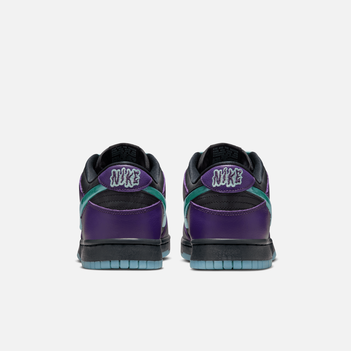 Nike Dunk Low Wizard - Preto / Roxo / Azul-petróleo