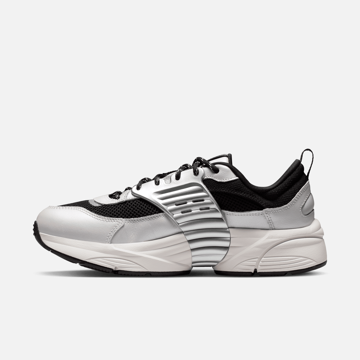 Air Jordan Trunner O/S - Cinza-claro / Preto / Branco-creme / Branco