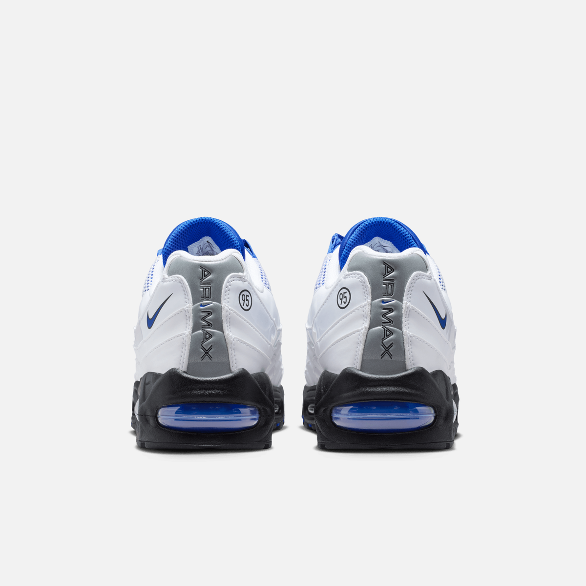 Nike Air Max 95 Big Bubble Total 90 - Branco / Azul / Preto / Prateado metálico