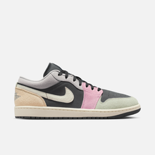 Air Jordan 1 Low - Antracito / Bege-cru / Lilás-claro / Branco-creme
