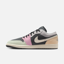Air Jordan 1 Low - Antracito / Bege-cru / Lilás-claro / Branco-creme