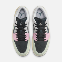 Air Jordan 1 Low - Antracito / Bege-cru / Lilás-claro / Branco-creme