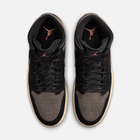 Air Jordan 1 Mid SE - Preto / Laranja-manga claro / Cinza