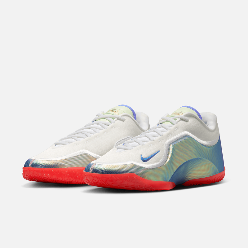 Nike LeBron 23 Motor King - Branco / Vermelho claro / Verde-neon suave