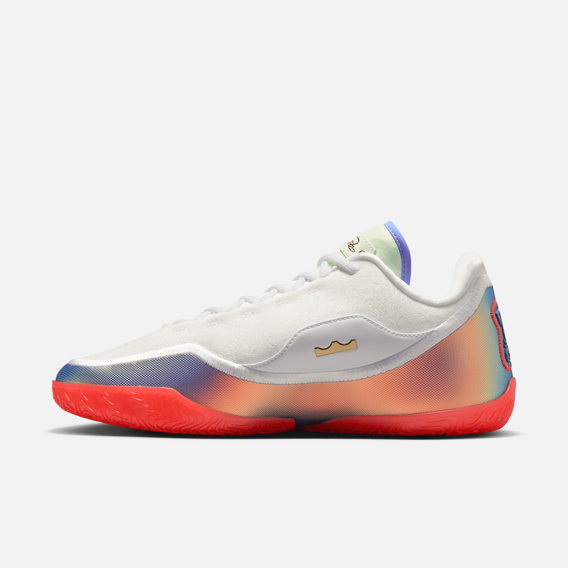 Nike LeBron 23 Motor King - Branco / Vermelho claro / Verde-neon suave