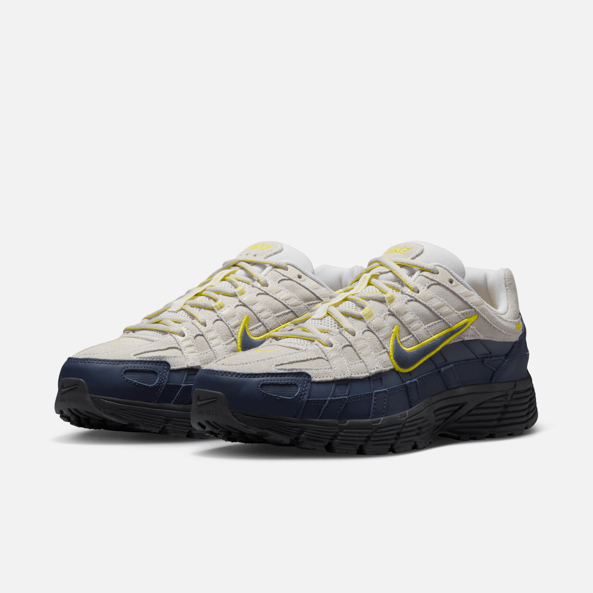 Nike P-6000 Premium - Branco / Amarelo / Azul