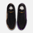 Nike LeBron 23 The Chosen One and The Who One Chose - Preto / Dourado metálico / Roxo intenso