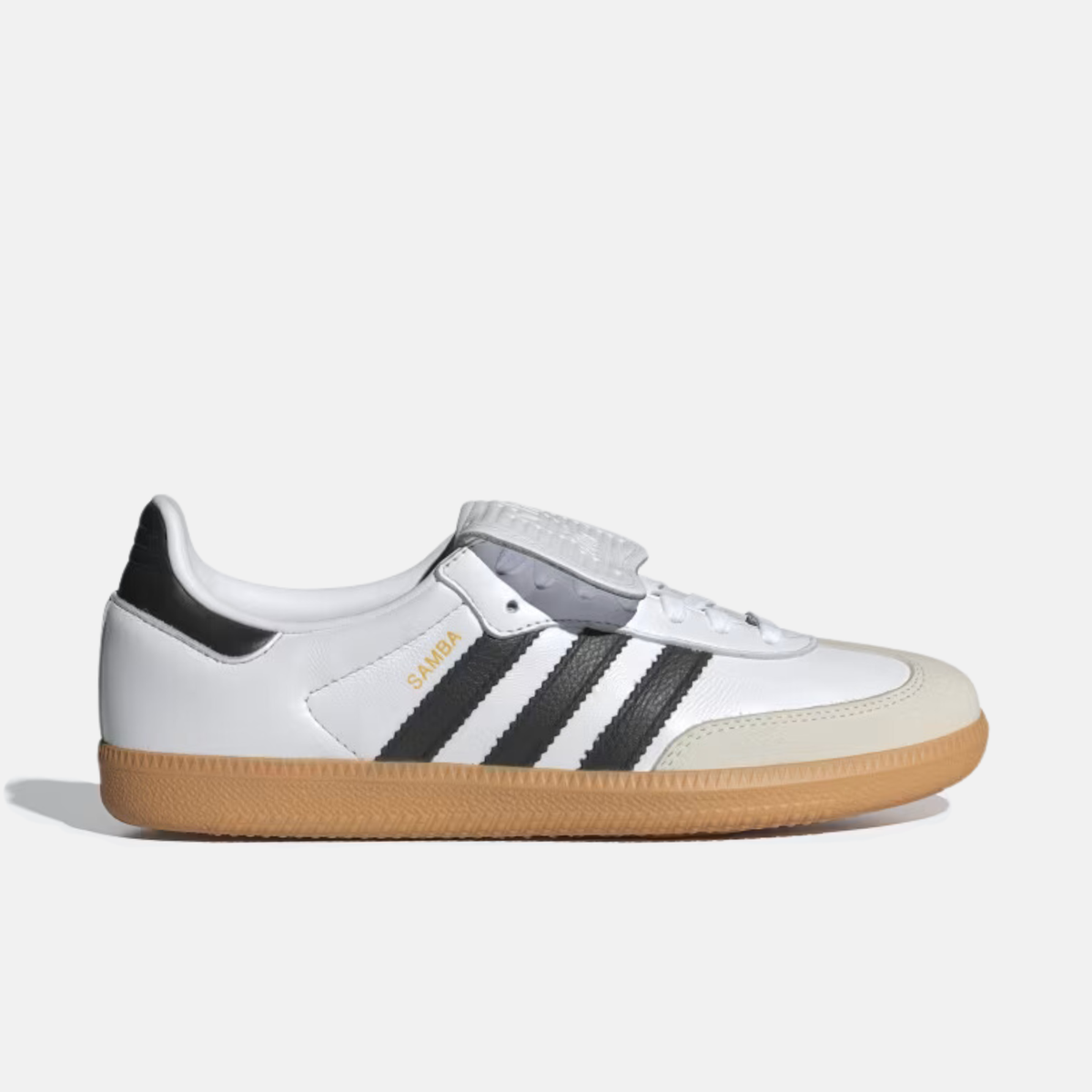Adidas Samba LT - Branco / Preto / Dourado metálico