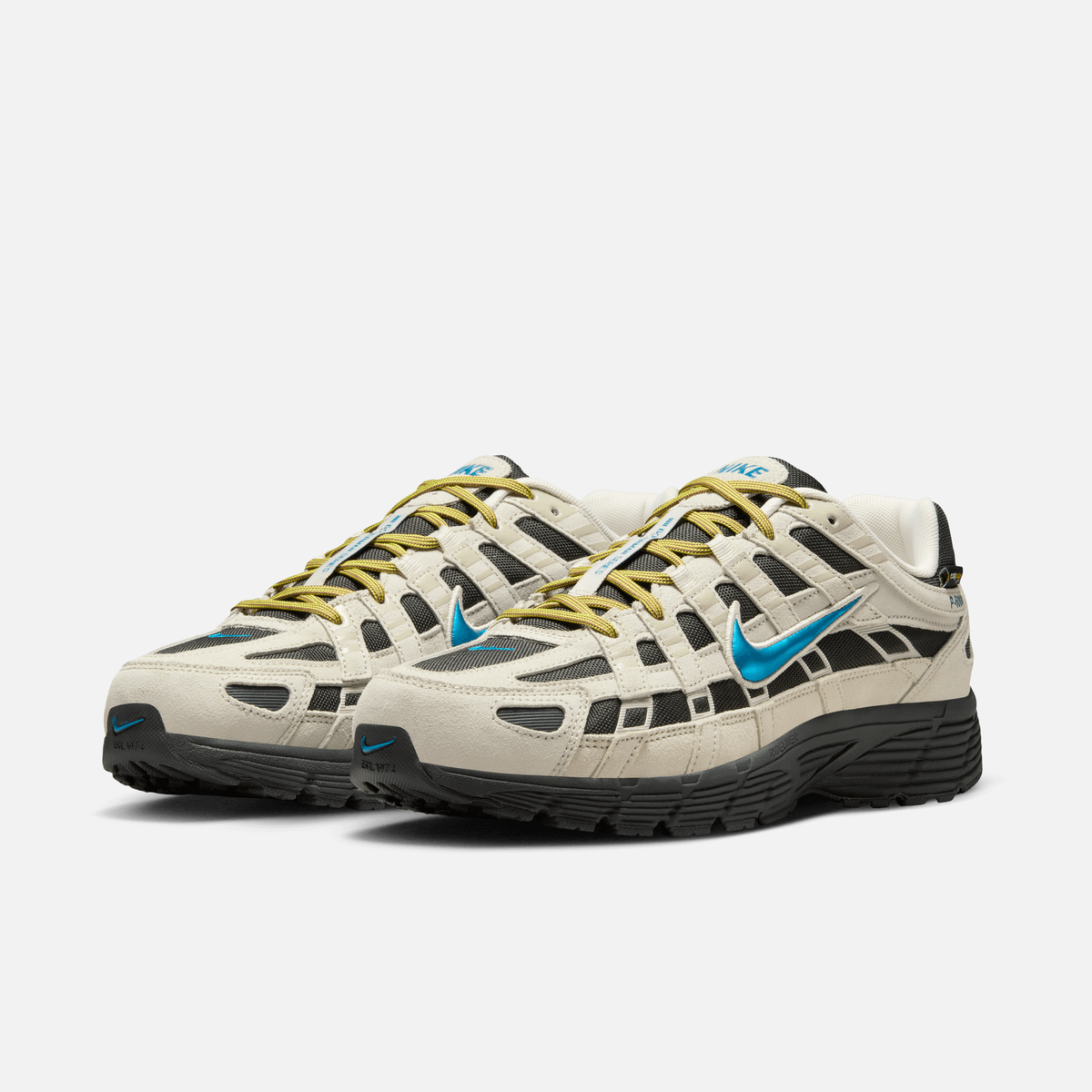 Nike P-6000 Premium CORDURA - Marrom-claro / Amarelo / Branco-acinzentado / Verde