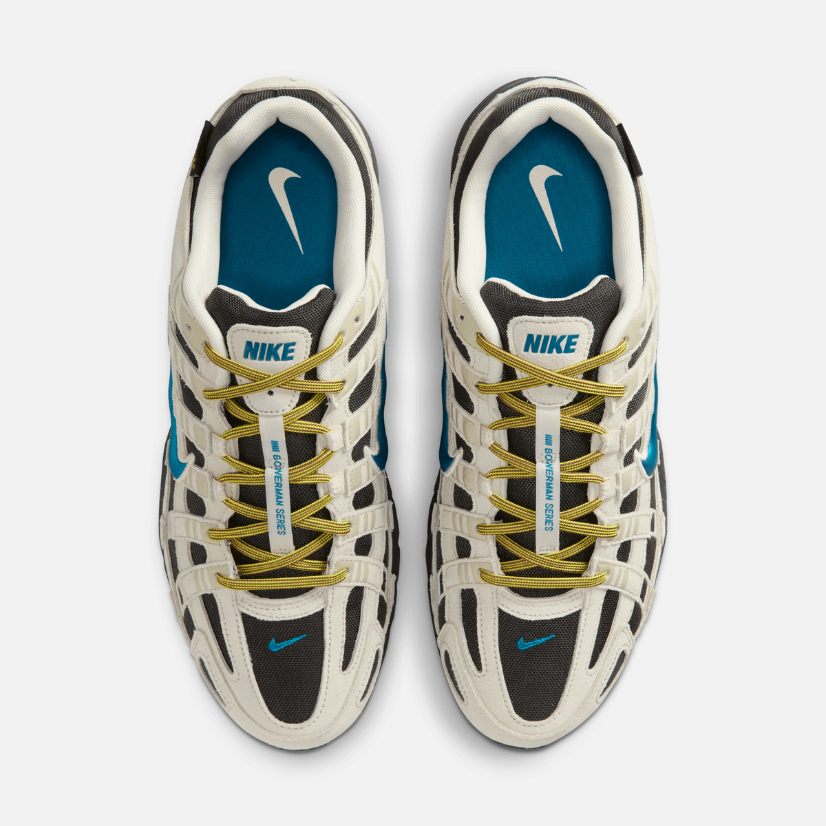 Nike P-6000 Premium CORDURA - Marrom-claro / Amarelo / Branco-acinzentado / Verde
