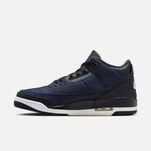 Air Jordan 3 Retro x Levis Indigo Denim - Índigo / Vermelho / Preto / Branco-creme