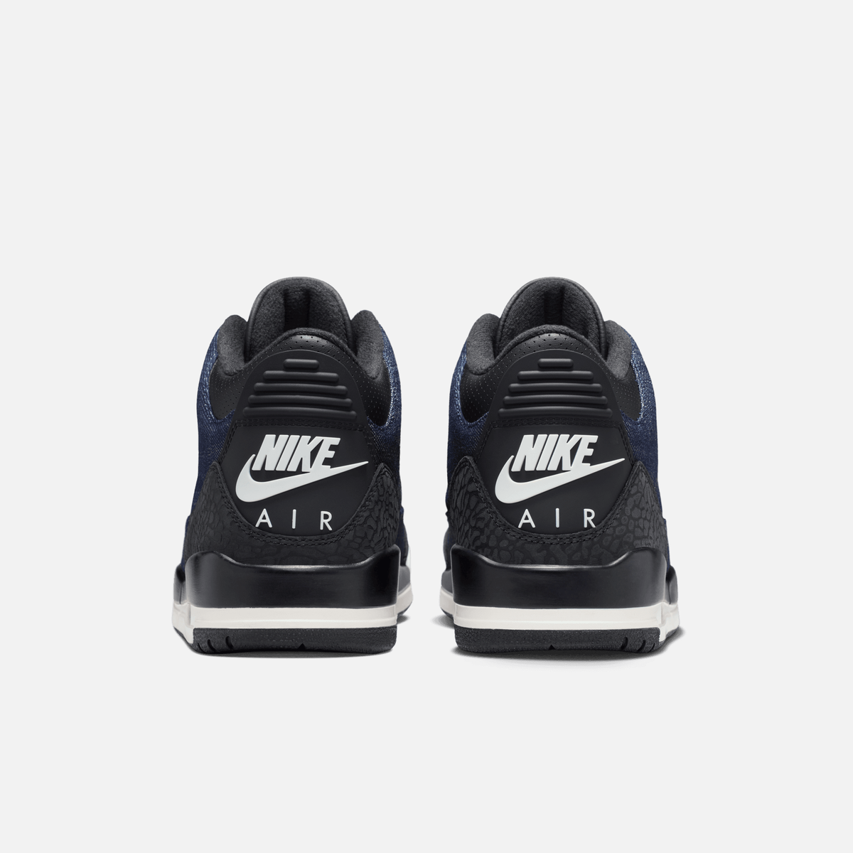 Air Jordan 3 Retro x Levis Indigo Denim - Índigo / Vermelho / Preto / Branco-creme