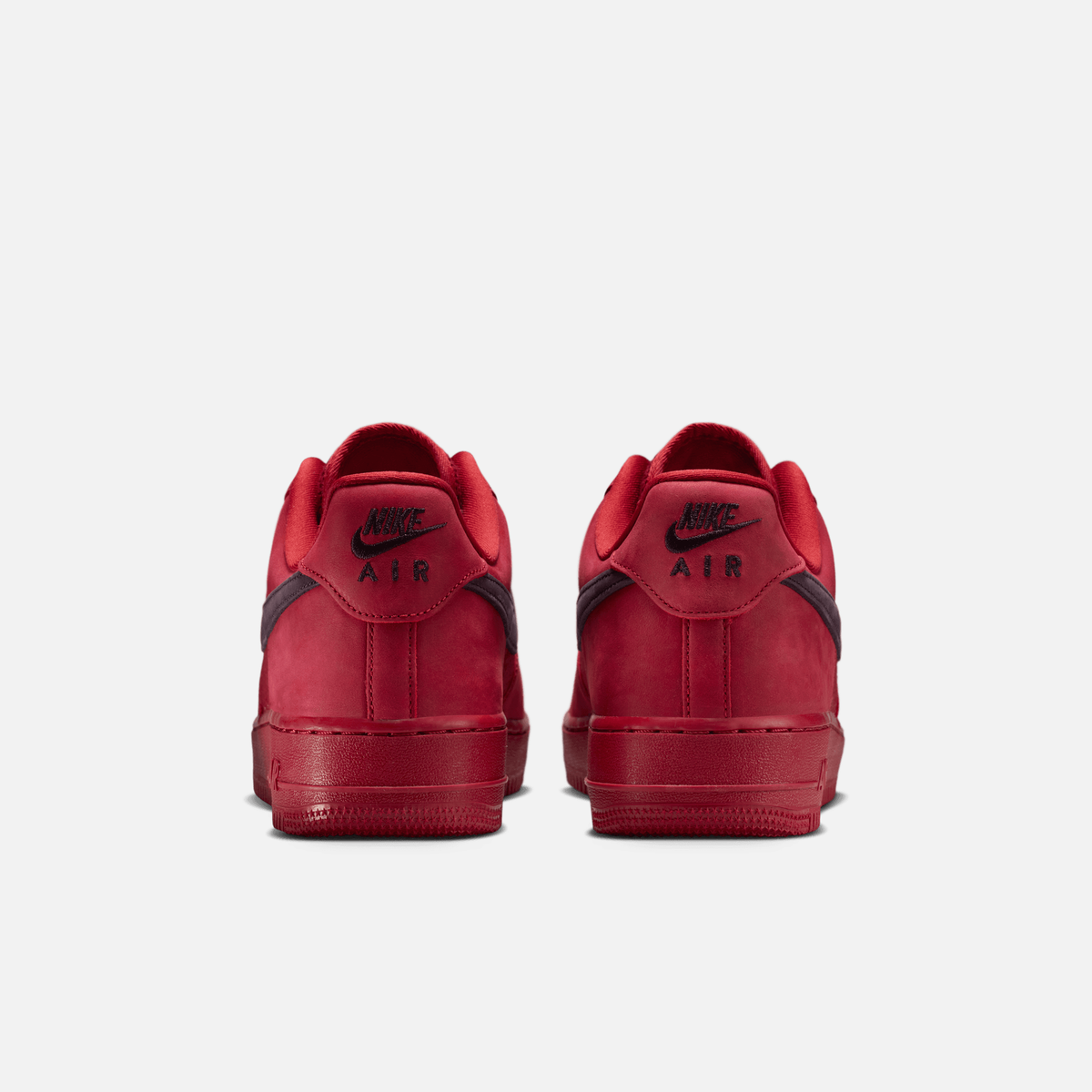 Nike Air Force 1 Low Woven - Vermelho / Prateado metálico