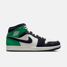Air Jordan 1 Mid SE - Branco / Verde / Dourado / Preto