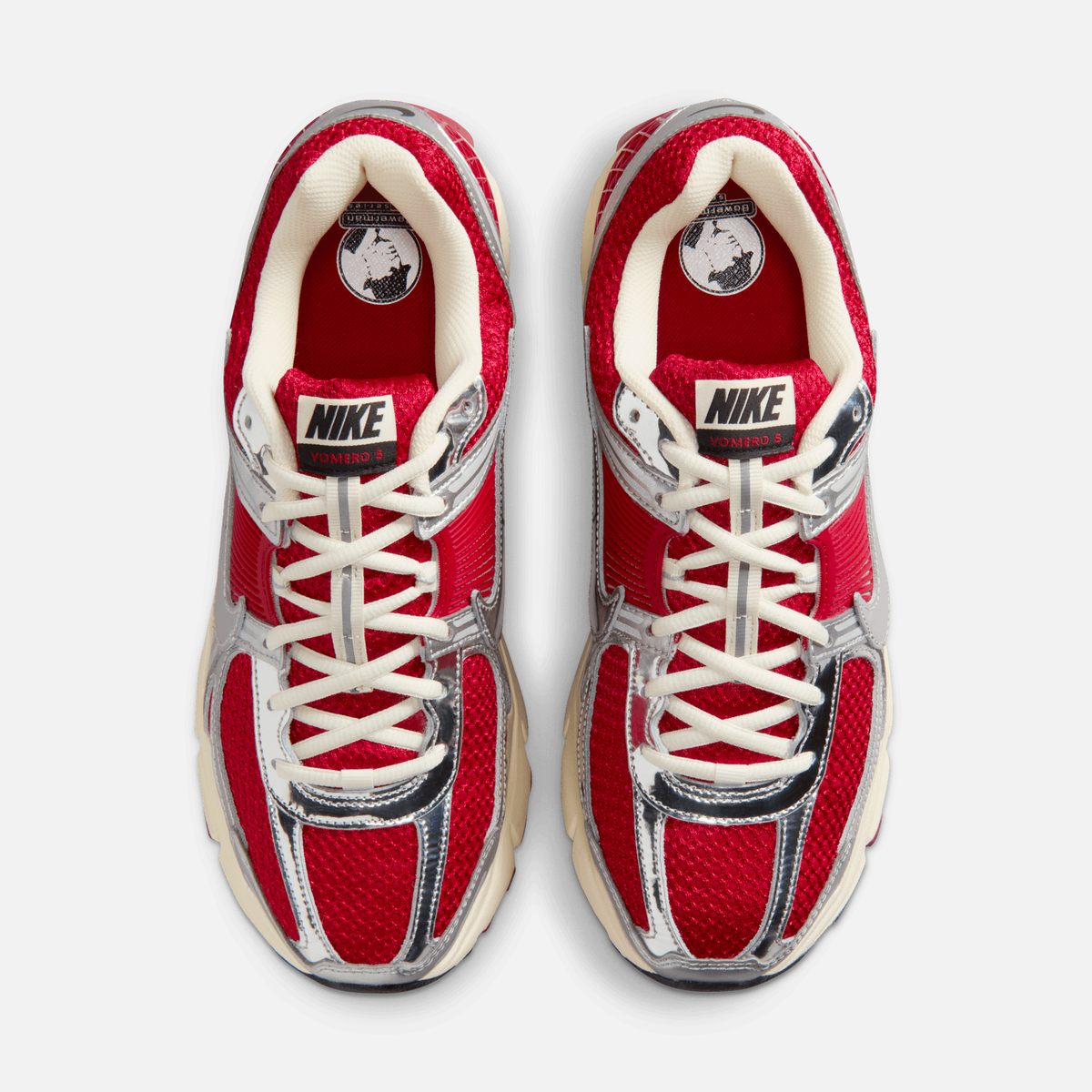 Nike Zoom Vomero 5 - Vermelho / Cromado / Prateado metálico