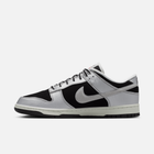 Nike Dunk Low - Prateado metálico / Preto / Branco-creme