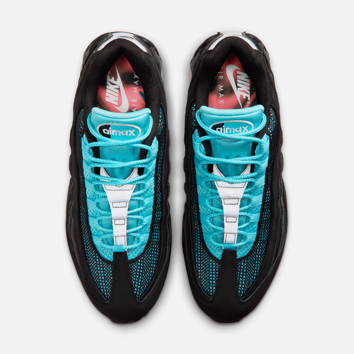 Nike Air Max 95 Big Bubble Scorpion - Preto / Azul / Prateado metálico / Cromado