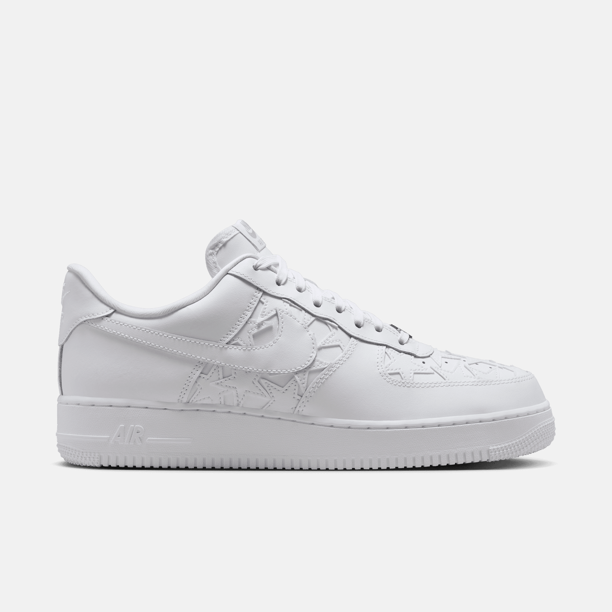 Nike Air Force 1 Low - Branco / Prateado metálico