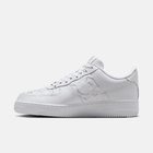 Nike Air Force 1 Low - Branco / Prateado metálico