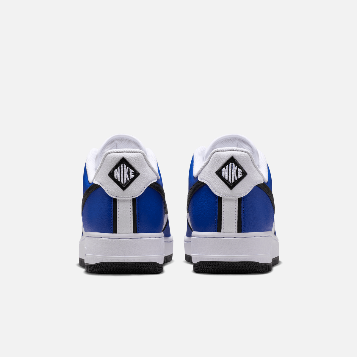 Nike Air Force 1 Low - Azul-royal / Branco / Prateado metálico / Preto