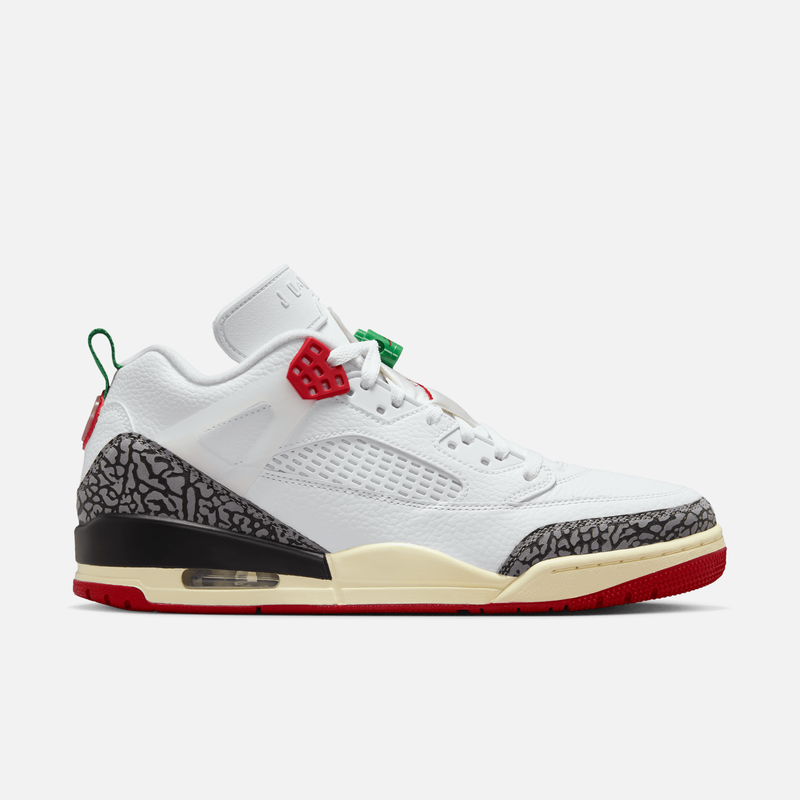 Air Jordan Spizike Low Do The Right Thing - Verde-oliva médio / Preto / Marrom / Vermelho